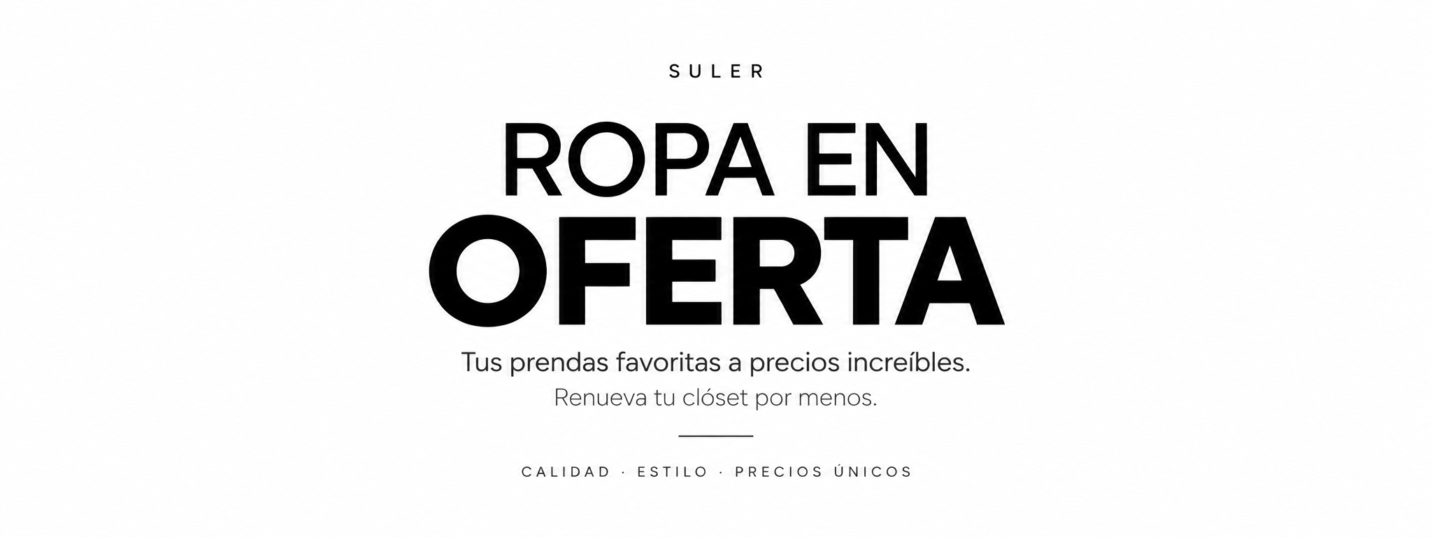 SULER - Ropa en oferta